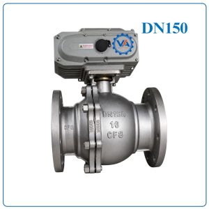 Van bi inox điều khiển điện DN150
