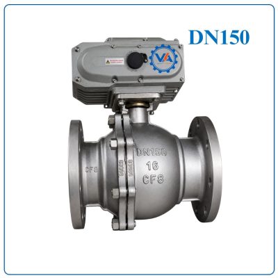 Van bi inox điều khiển điện DN150