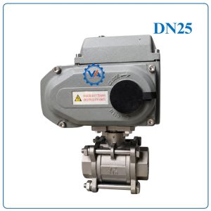 Van bi inox điều khiển điện DN25