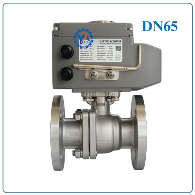 Van bi inox điều khiển điện DN65