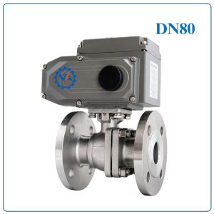 Van bi inox điều khiển điện DN80