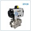 Van bi inox điều khiển khí nén DN20