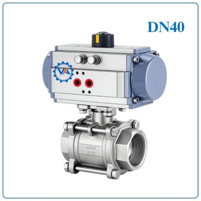 Van bi inox điều khiển khí nén DN40