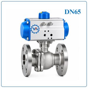 Van bi inox điều khiển khí nén DN65