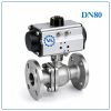 Van bi inox điều khiển khí nén DN80