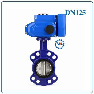 Van bướm gang điều khiển điện DN125
