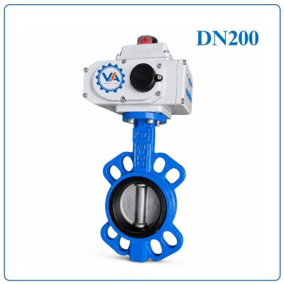 Van bướm gang điều khiển điện DN200