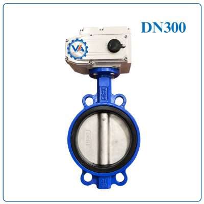 Van bướm gang điều khiển điện DN300