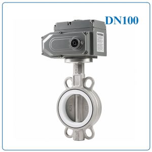Van bướm inox điều khiển điện DN100