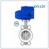 Van bướm inox điều khiển điện DN125