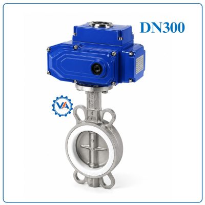Van bướm inox điều khiển điện DN300