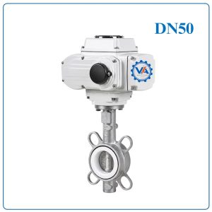 Van bướm inox điều khiển điện DN50