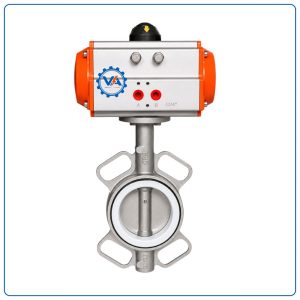Van bướm inox điều khiển khí nén