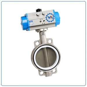 Van bướm inox điều khiển khí nén