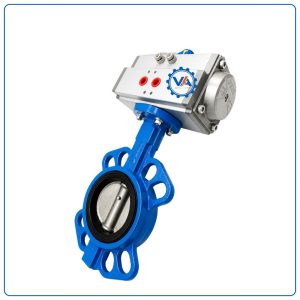 van bướm gang điều khiển khí nén