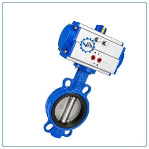 van bướm gang điều khiển khí nén