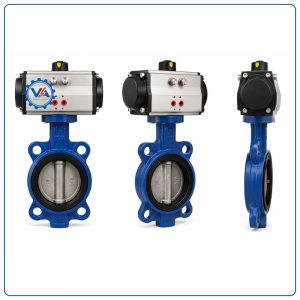 van bướm gang điều khiển khí nén
